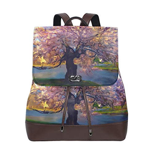 FANTAZIO Rucksack Baum Ölmalerei Reisetasche von FANTAZIO