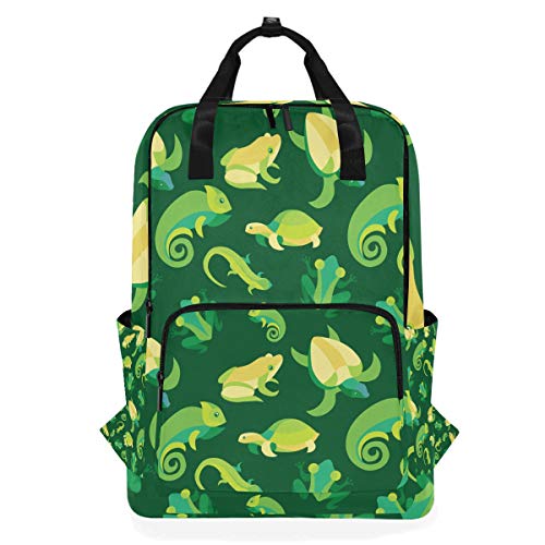 FANTAZIO Rucksack Frösche und Reptilien von FANTAZIO