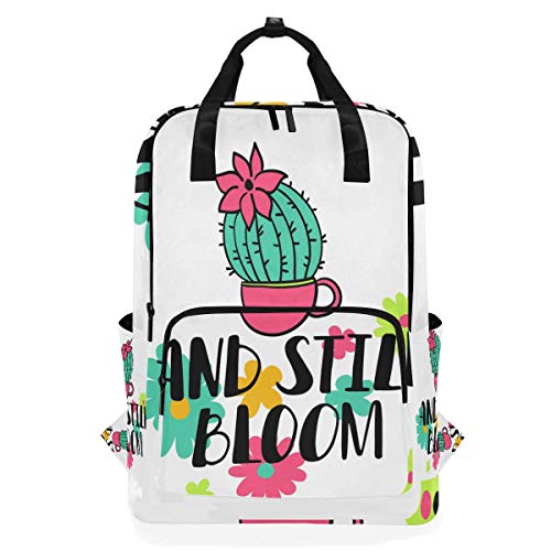 FANTAZIO Rucksack Kaktus Bloom Casual Daypack von FANTAZIO