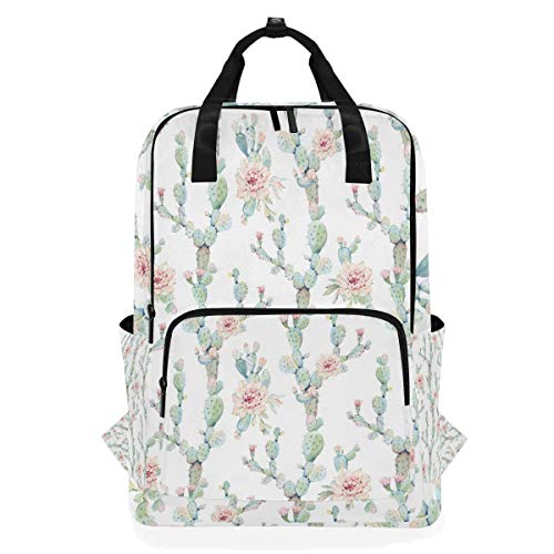 FANTAZIO Rucksack Kaktus Blume Bloom Casual Daypack von FANTAZIO