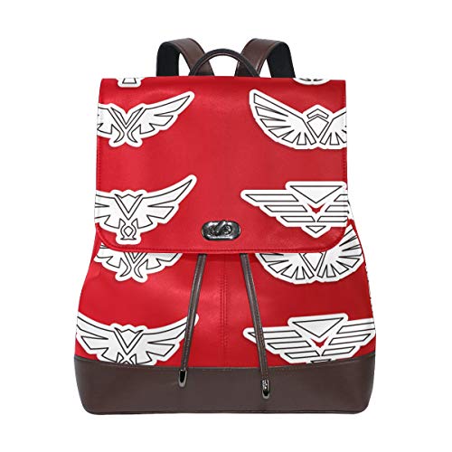 FANTAZIO Rucksack Symmetric Hawk Logo Reisetasche von FANTAZIO