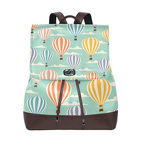FANTAZIO Rucksack bunt Cartoon Heißluftballon Muster Reisetasche FANTAZIO Rucksack bunt Cartoon Heißluftballon Muster Reisetasche von FANTAZIO