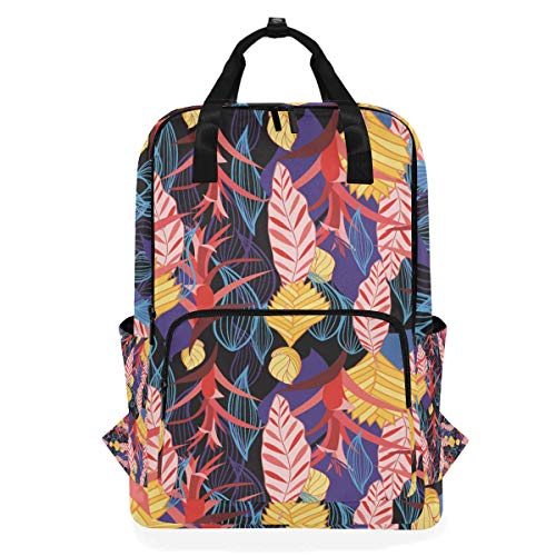 FANTAZIO Rucksack mit abstrakten Blumen von FANTAZIO