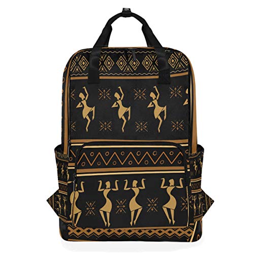 FANTAZIO Rucksack mit afrikanischen Blumen im Vintage-Stil von FANTAZIO