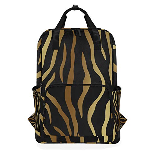 FANTAZIO Rucksack mit goldenem Tierfell von FANTAZIO