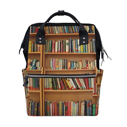 FANTAZIO Rucksäcke Bücherregal Schultasche Segeltuch Daypack von FANTAZIO