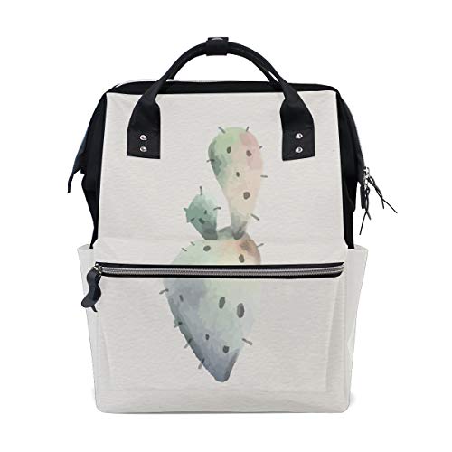 FANTAZIO Rucksäcke Kaktus Zeichnen Schultasche Canvas Daypack von FANTAZIO