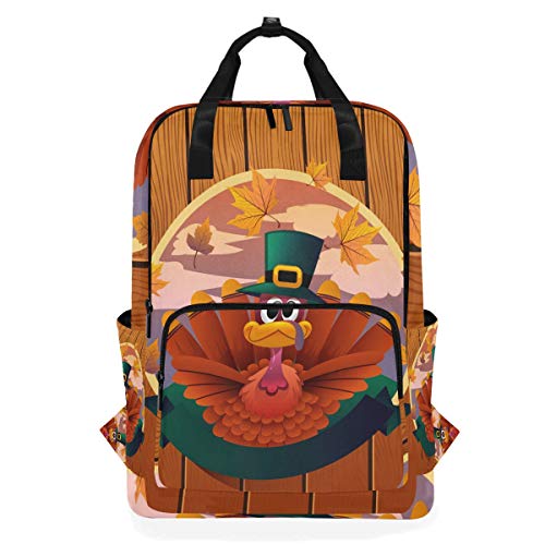 FANTAZIO Süßer Thanksgiving, Truthahn-Rucksack, lässiger Tagesrucksack von FANTAZIO