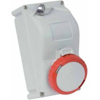 Verriegelte Wandsteckdose key block 3P+E 16A 380-415V 6h Wasserdicht IP67 Fanton 73344 von FANTON