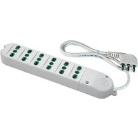 Mehrfachsteckdose mit 6 zweipoligen Steckdosen und weißem Kabel 41040 - Fanton Mehrfachsteckdose mit 6 zweipoligen Steckdosen und weißem Kabel 41040 - Fanton von FANTON