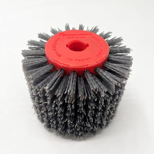 FANZTOOL Satinierwalze Schleifbürste für Satiniermaschine, Schleifbreite 100 mm, Scheuerdurchmesser 120 mm,Innendurchmesser 19 mm(Nylon) von FANZTOOL