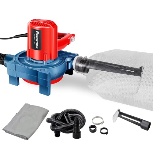 FANZTOOL mobile Absauganlage 900W mit wiederverwendbaren Staubbeutel und Metallgehäuse, Späneabsauganlage geeignet für Werkstatt und Baustelle von FANZTOOL