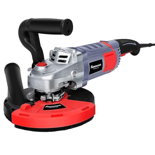 FANZWORK Betonschleifer Betonfräse Set mit Diamantschleiftopf und Absaughaube (2000W/180mm) von FANZTOOL