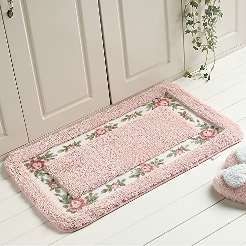 annymart Pretty Floral ländlichen Stil Romantic Rose Blume Shaggy Teppich Bereich Teppiche Weich rutschfeste Fußmatte Fußmatte Badvorleger Badematte Bad Dusche Teppich Schlafzimmer Wohnzimmer annymart Pretty Floral ländlichen Stil Romantic Rose Blume Shaggy Teppich Bereich Teppiche Weich rutschfeste Fußmatte Fußmatte Badvorleger Badematte Bad Dusche Teppich Schlafzimmer Wohnzimmer von FAONIE