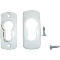 Fapim - 2100C Klipp-Zylinderrosette - Weiß 9010 - 2100C32 von FAPIM