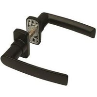 Fapim - Doppelter Türdrücker Hera Quadrat von 8 - Profil 40 bis 55 mm - Schwarz - 2041I37 von FAPIM