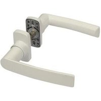 Fapim - Doppelter Türdrücker Hera Quadrat von 8 - Profil 40 bis 55 mm - Weiß 9016 - 2041QX von FAPIM