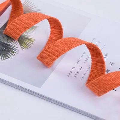 FAQIMORAX 10 Meter 25 mm breites Canvas-Gurtband, Polyester-Baumwollband, Gurtband, Taschengürtel, Zubehör-10 Meter-14–25 mm von FAQIMORAX
