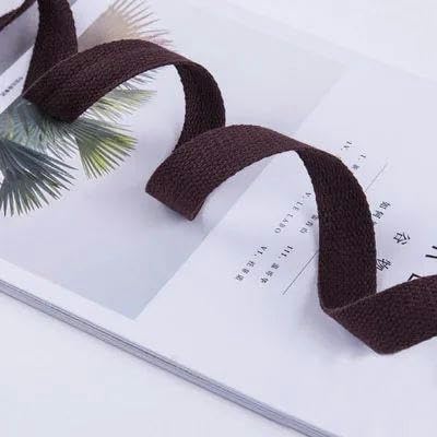 FAQIMORAX 10 Meter 25 mm breites Canvas-Gurtband, Polyester-Baumwollband, Gurtband, Taschengürtel, Zubehör-10 Meter-18–25 mm von FAQIMORAX