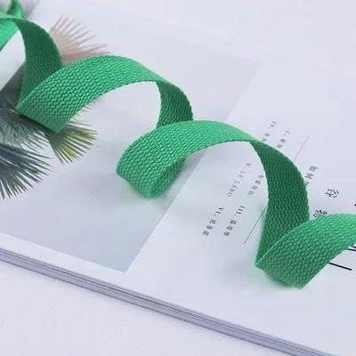 FAQIMORAX 10 Meter 25 mm breites Canvas-Gurtband, Polyester-Baumwollband, Gurtband, Taschengürtel, Zubehör-10 Meter-4-25 mm von FAQIMORAX