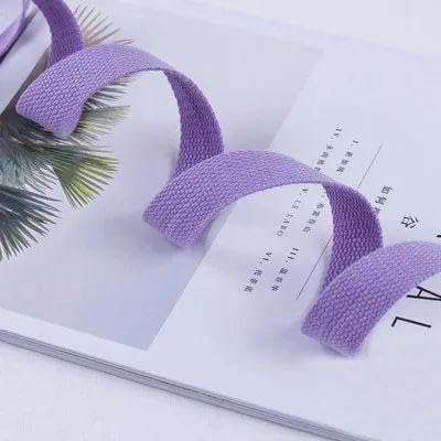 FAQIMORAX 10 Meter 25 mm breites Canvas-Gurtband, Polyester-Baumwollband, Gurtband, Taschengürtel, Zubehör-10 Meter-7-25 mm von FAQIMORAX