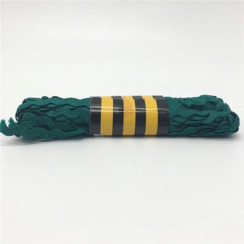 FAQIMORAX 15 Yards 6 mm mehrfarbiges Polyesterband zum Selbermachen für Party-Weihnachtsdekoration, Dunkelgrün von FAQIMORAX