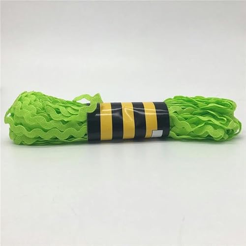 FAQIMORAX 15 Yards 6mm Mehrfarbiges Polyesterband DIY für Party-Weihnachtsdekoration-Hellgrün von FAQIMORAX