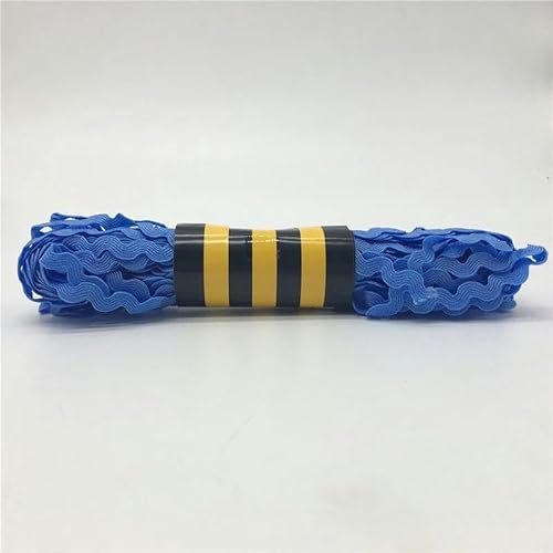 FAQIMORAX 15 Yards 6mm Multicolor Polyesterband DIY für Party Weihnachtsdekoration-Blau von FAQIMORAX