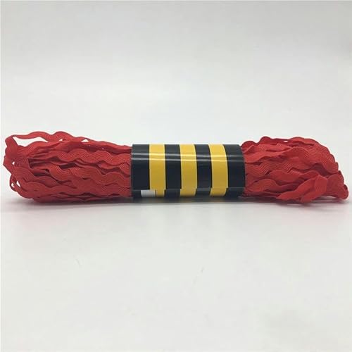 FAQIMORAX 15 Yards 6mm Multicolor Polyesterband DIY für Party Weihnachtsdekoration-Rot von FAQIMORAX