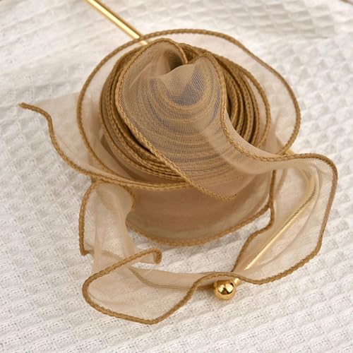 FAQIMORAX 2,2/10 m Chiffonband mit gewelltem Rand, Organzagarnband, Blumenstraußverpackung, Partydekorationszubehör, C, 10 m x 4 cm FAQIMORAX 2,2/10 m Chiffonband mit gewelltem Rand, Organzagarnband, Blumenstraußverpackung, Partydekorationszubehör, C, 10 m x 4 cm von FAQIMORAX