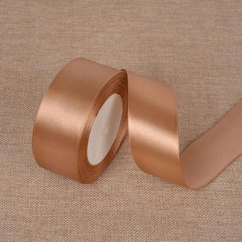 FAQIMORAX 22 Meter/Rolle, 40 mm, einseitiges Satinband zur Dekoration, Geburtstagsparty-Geschenkband, 67 Khaki, 22 Meter Länge FAQIMORAX 22 Meter/Rolle, 40 mm, einseitiges Satinband zur Dekoration, Geburtstagsparty-Geschenkband, 67 Khaki, 22 Meter Länge von FAQIMORAX