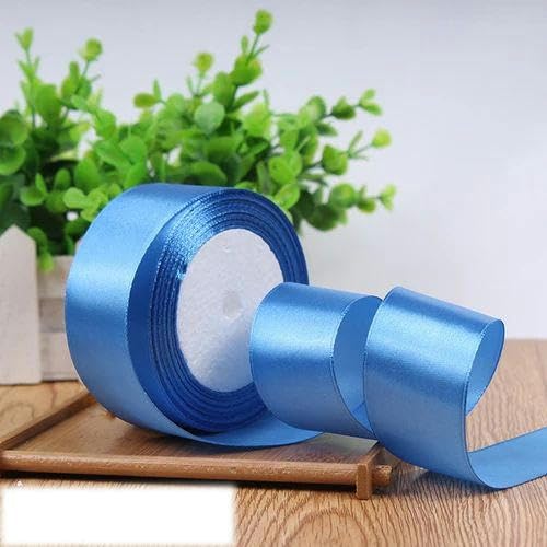 FAQIMORAX 25 Yards/Rolle 6/10/15/20/25/40/50 mm Satinbänder Dekorativer Schachtel-Verpackungsgürtel DIY-Diamantblau-15 mm FAQIMORAX 25 Yards/Rolle 6/10/15/20/25/40/50 mm Satinbänder Dekorativer Schachtel-Verpackungsgürtel DIY-Diamantblau-15 mm von FAQIMORAX