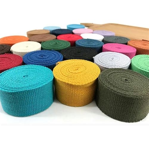 FAQIMORAX 5 Meter 38 mm Polyester/Baumwolle Canvas Gurtband/Gurtband für Taschenumreifung Gürtelherstellung DIY Home-NO 11-38mm FAQIMORAX 5 Meter 38 mm Polyester/Baumwolle Canvas Gurtband/Gurtband für Taschenumreifung Gürtelherstellung DIY Home-NO 11-38mm von FAQIMORAX