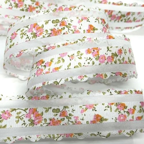 FAQIMORAX 5 Yards 1,5–3,8 cm Blumenband DIY Party Verpackung-UR168-5 (3,8 cm)-5 Yards von FAQIMORAX