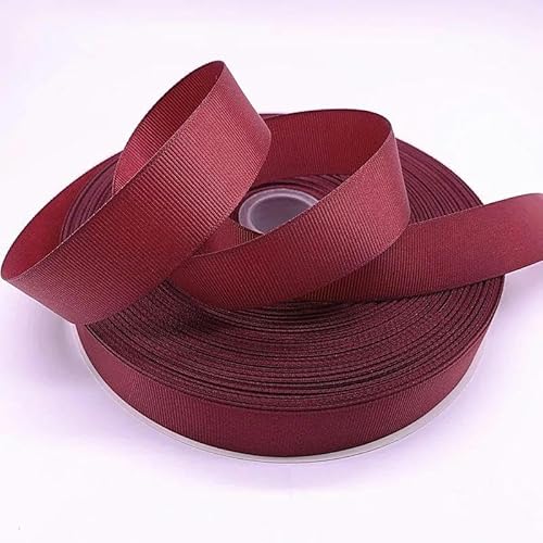 FAQIMORAX 5 Yards 6 mm 10 mm 15 mm 20 mm 25 mm 38 mm Ripsbanddekoration-25-6 mm (5 Yards) von FAQIMORAX