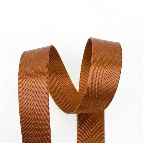 FAQIMORAX 8 m, 20–38 mm, 1 mm Dickes Nylon-Gurtband, Rucksackgurtband, Sicherheitsgurtetikett, DIY-Taschenbindungszubehör, 32 mm von FAQIMORAX