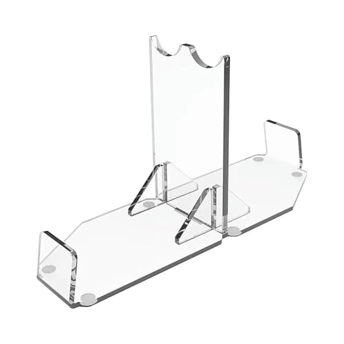 FAQIMORAX Acrylständer, Acryl-Präsentationsständer, dekorativer Schwert-Präsentationshalter, transparent B von FAQIMORAX