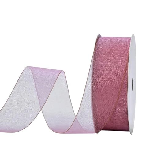 FAQIMORAX Band, 10 Yards/Rolle, 25 mm, Polyester, Ombre-Organzaband für DIY-Haarschmuck, Verpackungsdekoration, 1018-25 mm FAQIMORAX Band, 10 Yards/Rolle, 25 mm, Polyester, Ombre-Organzaband für DIY-Haarschmuck, Verpackungsdekoration, 1018-25 mm von FAQIMORAX