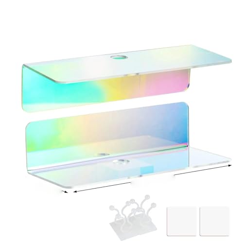 FAQIMORAX Regenbogen Acryl Wandbehang Panel Perforiertes Regal Küche Lagerregal Verdickte Aufkleber Bad und WC Regenbogen 1 Stück FAQIMORAX Regenbogen Acryl Wandbehang Panel Perforiertes Regal Küche Lagerregal Verdickte Aufkleber Bad und WC Regenbogen 1 Stück von FAQIMORAX