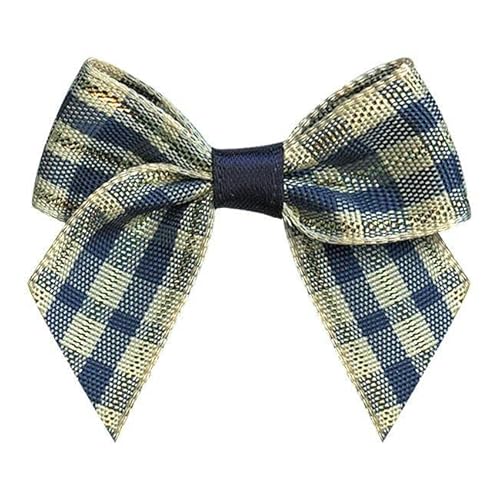 Schleifenbänder, breit 45 mm ± 3 mm, hoch 36 mm ± 3 mm, 200 Stück/Beutel, Band für DIY-Dekoration, Kinderkleidungszubehör, Gingham A403, breit 45 mm, hoch 36 Schleifenbänder, breit 45 mm ± 3 mm, hoch 36 mm ± 3 mm, 200 Stück/Beutel, Band für DIY-Dekoration, Kinderkleidungszubehör, Gingham A403, breit 45 mm, hoch 36 von FAQIMORAX