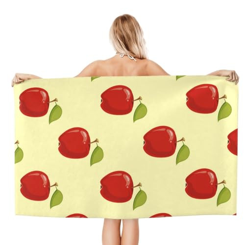FAQRTIV Mikrofaser-Strandtuch, bunte Früchte, sandfrei, schnell trocknend, großes Mikrofaser-Handtuch für Reisen, Schwimmen, Urlaub FAQRTIV Mikrofaser-Strandtuch, bunte Früchte, sandfrei, schnell trocknend, großes Mikrofaser-Handtuch für Reisen, Schwimmen, Urlaub von FAQRTIV