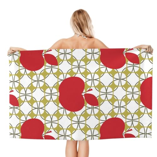 FAQRTIV Mikrofaser-Strandtuch, rote Früchte, Herbst, sandfrei, schnell trocknend, großes Mikrofaser-Handtuch für Reisen, Schwimmen, Urlaub FAQRTIV Mikrofaser-Strandtuch, rote Früchte, Herbst, sandfrei, schnell trocknend, großes Mikrofaser-Handtuch für Reisen, Schwimmen, Urlaub von FAQRTIV