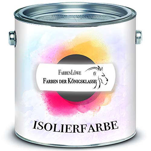 FARBENLÖWE Isolierfarbe matt Weiß Sperrgrund Nikotinfarbe Deckanstrich Nikotinsperre (10 L) von FARBENLÖWE
