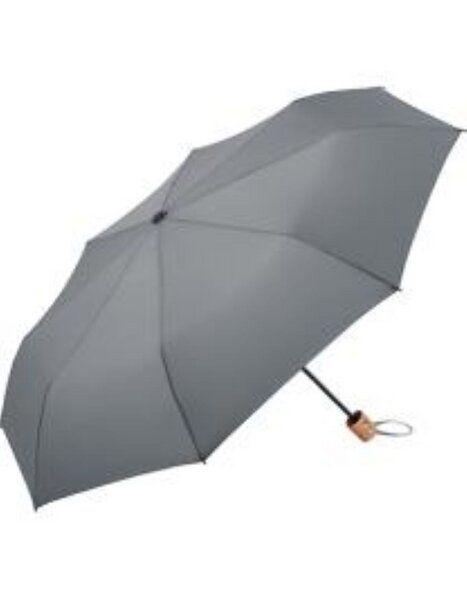 FARE Mini-Taschenschirm Sicherheitsschieber Gerader Griff mit Einkaufstasche von FARE