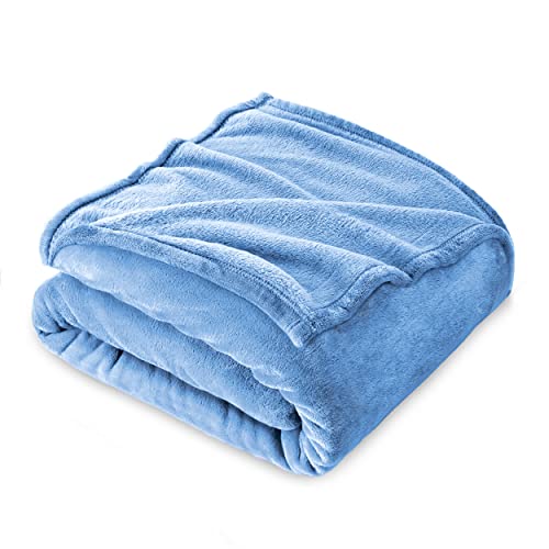 FARFALLAROSSA Kuscheldecke Flauschig 160 x 210 cm - XXL Fleecedecke Sofa Decken Couchdecke - Oeko-TEX - Super Weiche Fleecedecke als Sofaüberwurf - Wohndecke Celeste von FARFALLAROSSA
