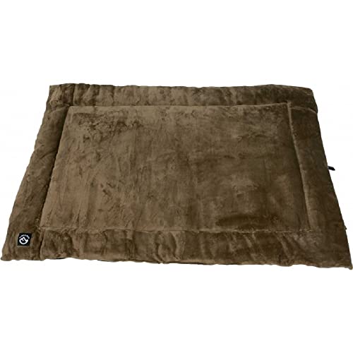 FARM-LAND Outdoor Hundedecke Velours Oliv 76 x 53 cm von FARM-LAND