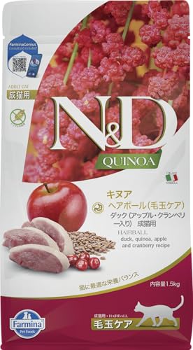 FARMINA ND Cat Quinoa Hairball Ente 1,5 kg von N&D