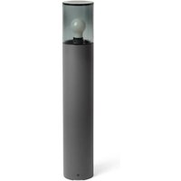 Faro Barcelona - Sockelleuchte dunkelgrau mit Rauchglas H700 kila von FARO BARCELONA