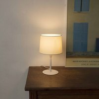 Faro Barcelona - conga Mini Tischlampe weiß/beige 64316-02 von FARO BARCELONA