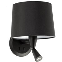 Neuwertig] Faro Barcelona Wandleuchte Conga Mit Led Leseleuchte Schwarz Lampe Leuchte Spot B-Ware von FARO BARCELONA